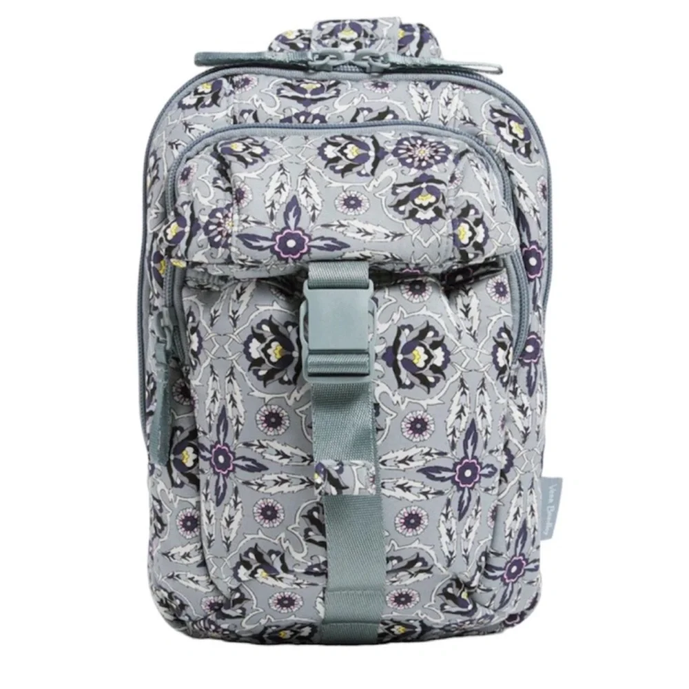 Vera Bradley Utility Sling Backpack Plaza Tile